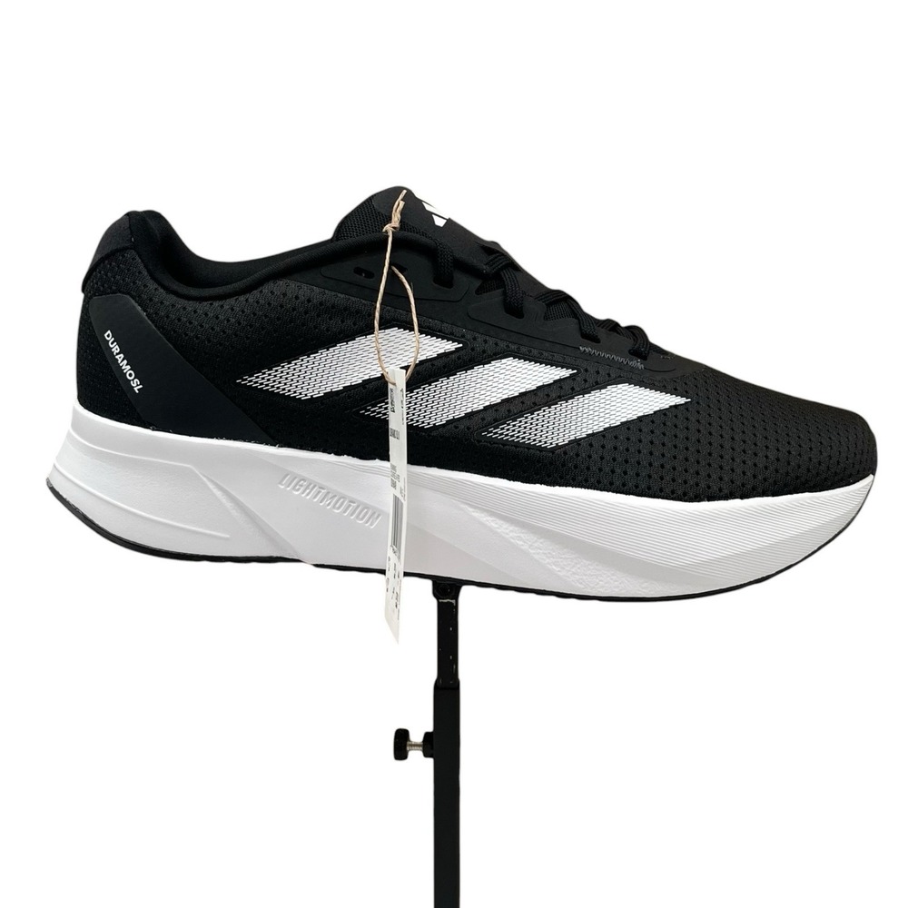 Adidas Duramo SL Mens Running Shoe Size 10 Black White Athletic Comfort Sneaker